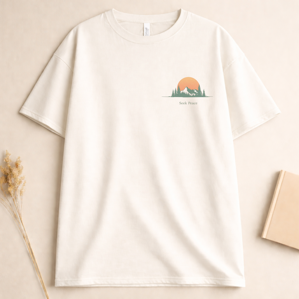 Nature Seekers Oversized T-Shirt – Urban Calm Streetwear Tee