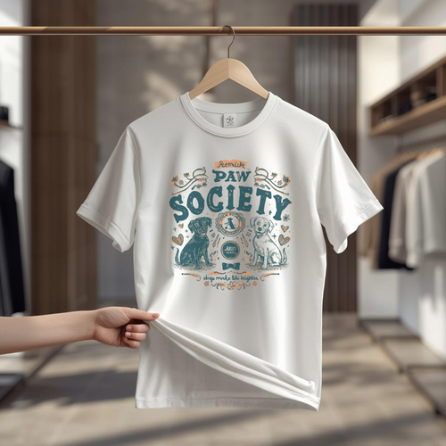 Paw Society Graphic T-Shirt | ARLO Signature Collection(Unisex) - ARLO