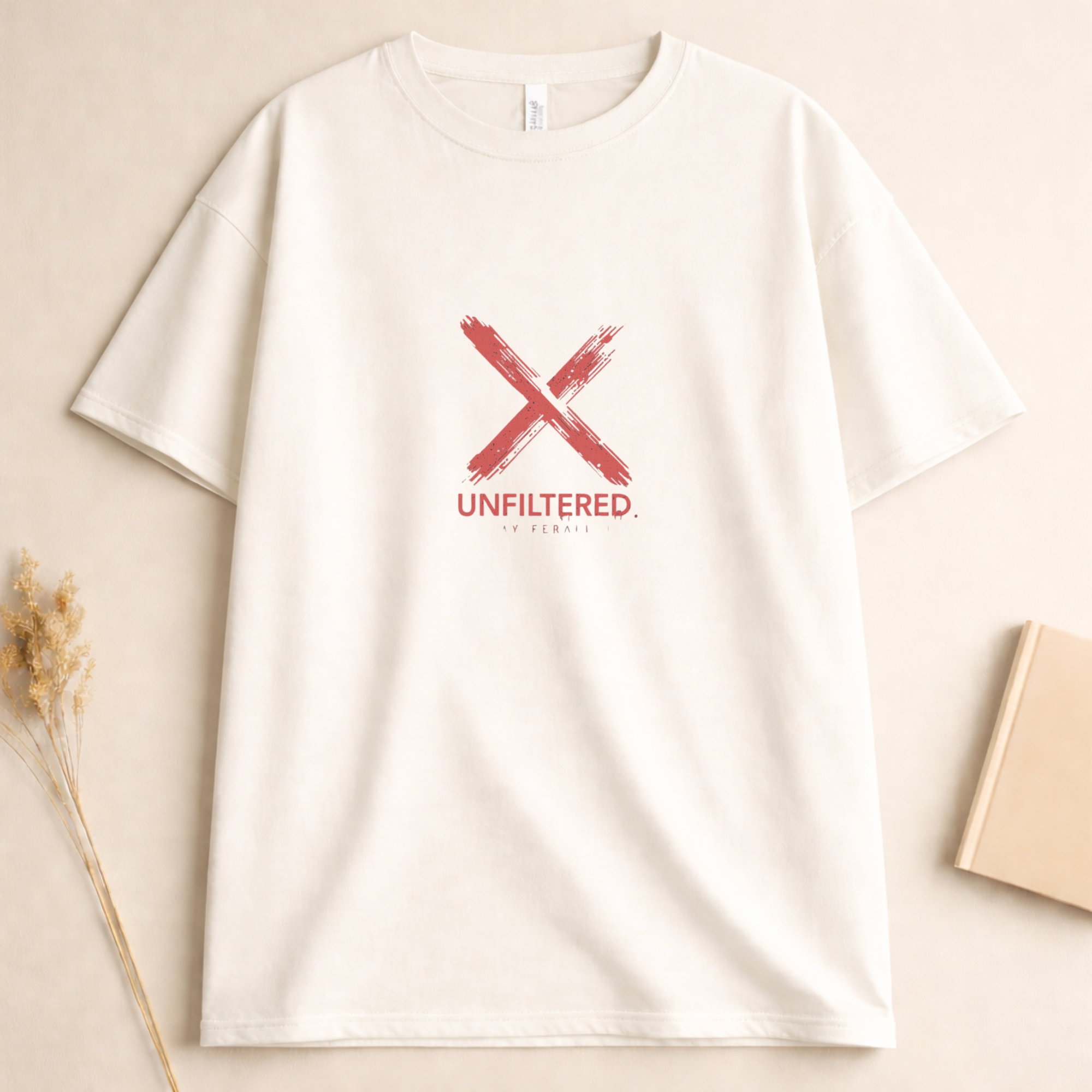 Unfiltered Oversized T-Shirt – Feral Mode Streetwear Tee