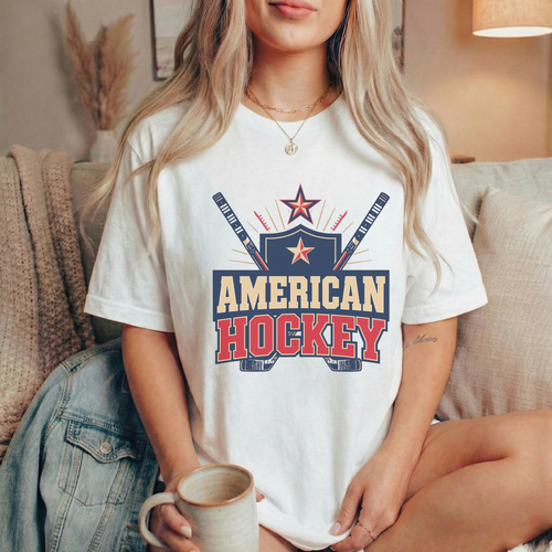 American Hockey ’86 Limited Drop – Patriotic Retro Sports Unisex Tee - ARLO