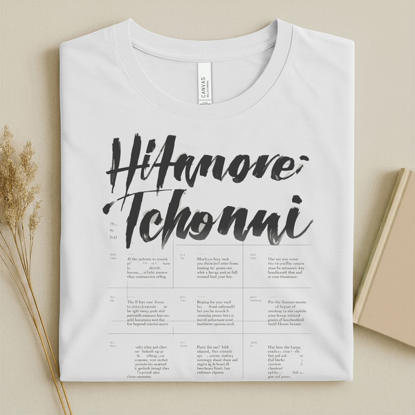 ARLO “Him More Tchomi” Limited Edition Bold Typography Tee – Urban Statement Drop