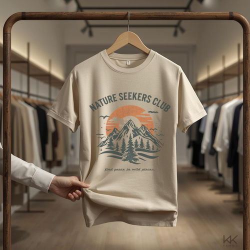 Nature Seekers Club Graphic T-Shirt | ARLO Graphic Collection(Unisex) - ARLO