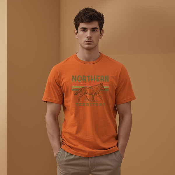 Northern Territory Wolf Graphic T-Shirt | Vintage Wilderness Tee | Unisex