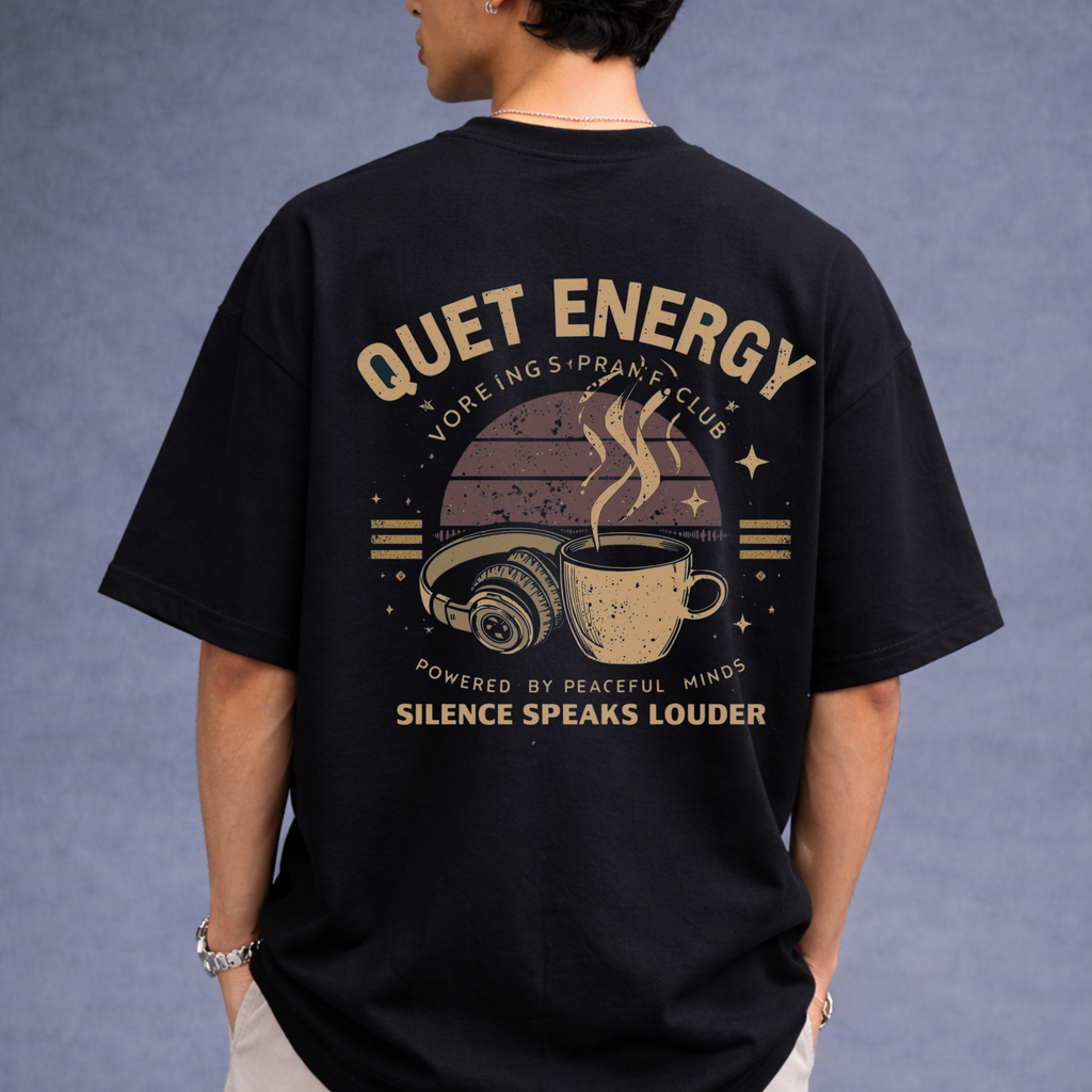 After Hours Series: Quiet Energy Oversized T-Shirt