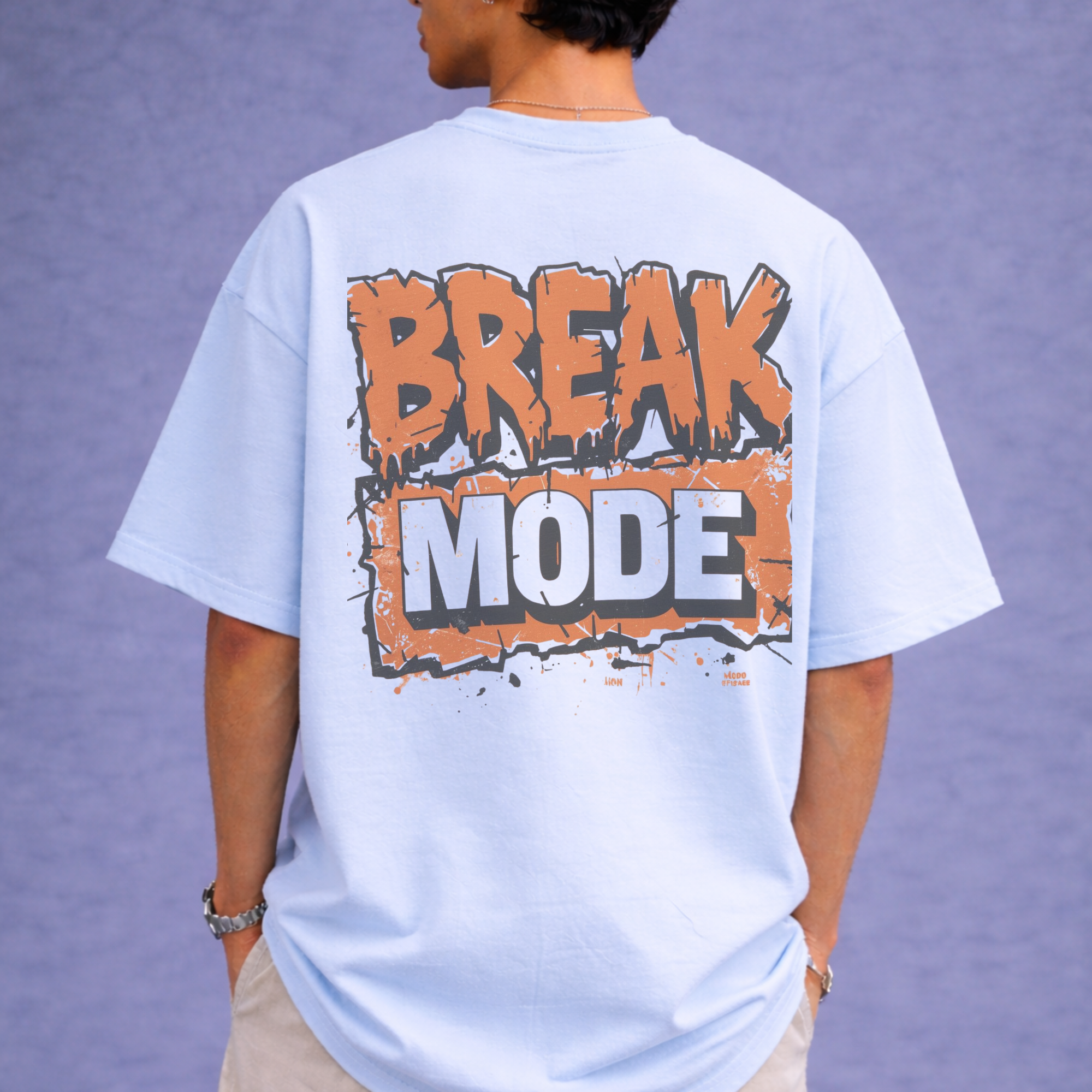 No Limits Oversized T-Shirt – Break Mode Streetwear Tee