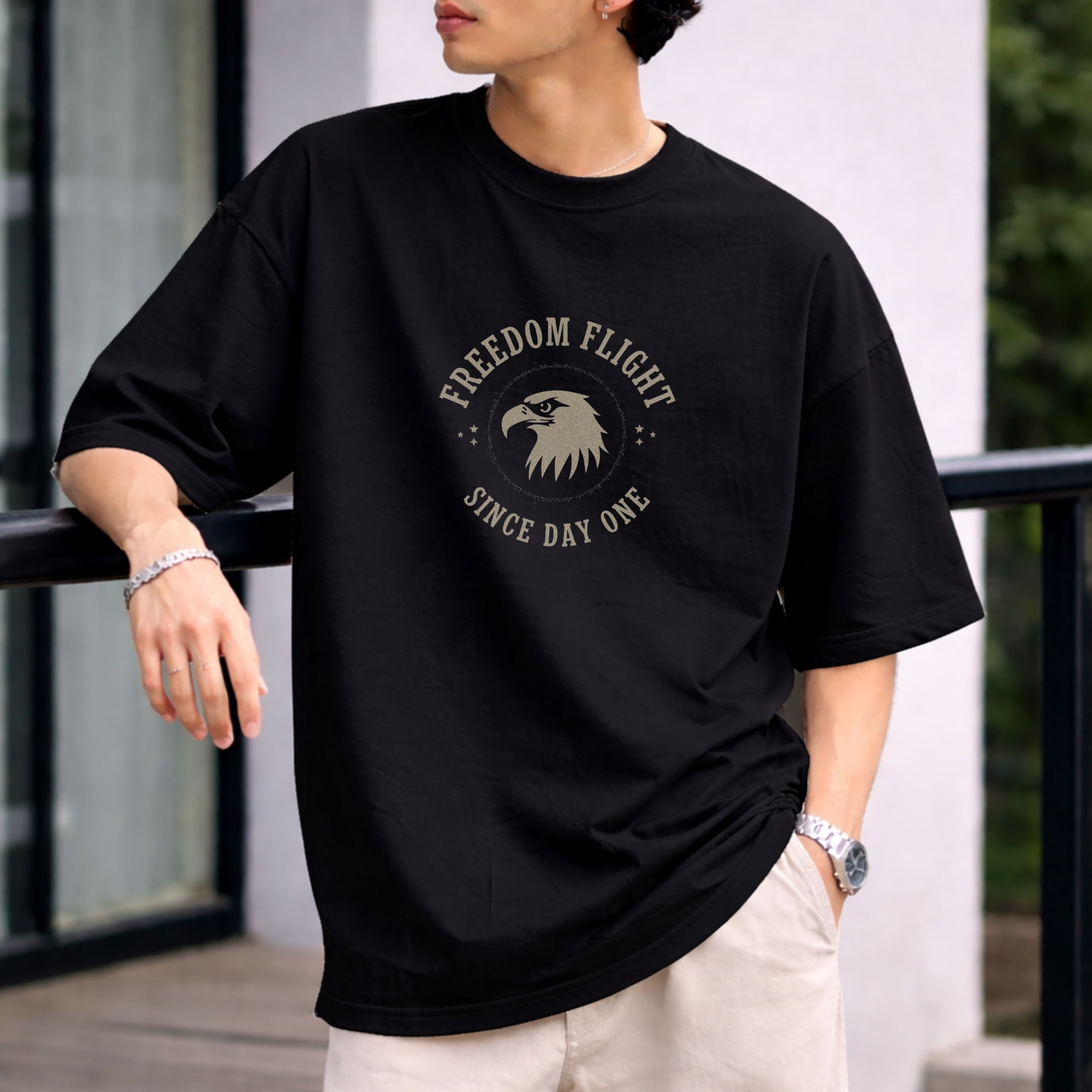 Freedom Flight: Eagle Legacy Streetwear Tee